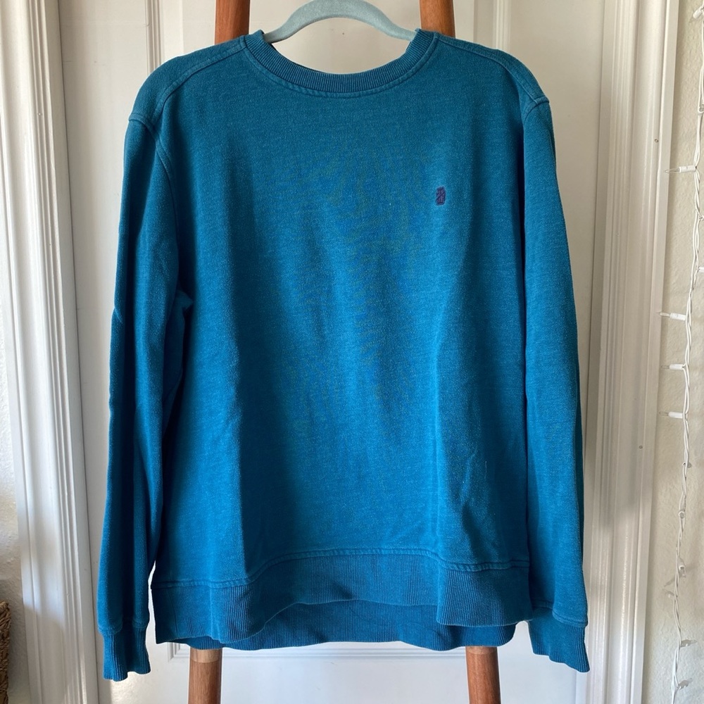 Teal crew neck sweatshirt